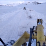 Van’da kar yağışından dolayı 283 yerleşim yerinin yolu ulaşıma kapandı
