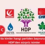Van’da kimler hangi partiden başvuru yaptı? HDP’den sürpriz isimler