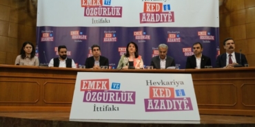 HDP Yeşil Sol'dan, EMEP ve TİP kendi logosuyla seçime gidecek - emek ozgurluk ittifaki baskanlar aciklama