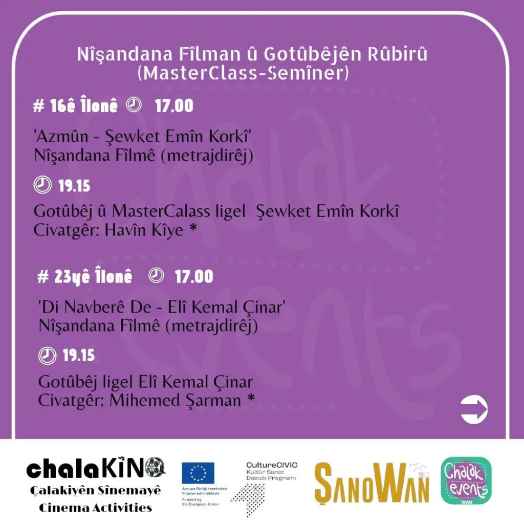 Kürt sinemasının sınırları aşan buluşması: Chalak Events’dan ChalaKINO - chalak events 4