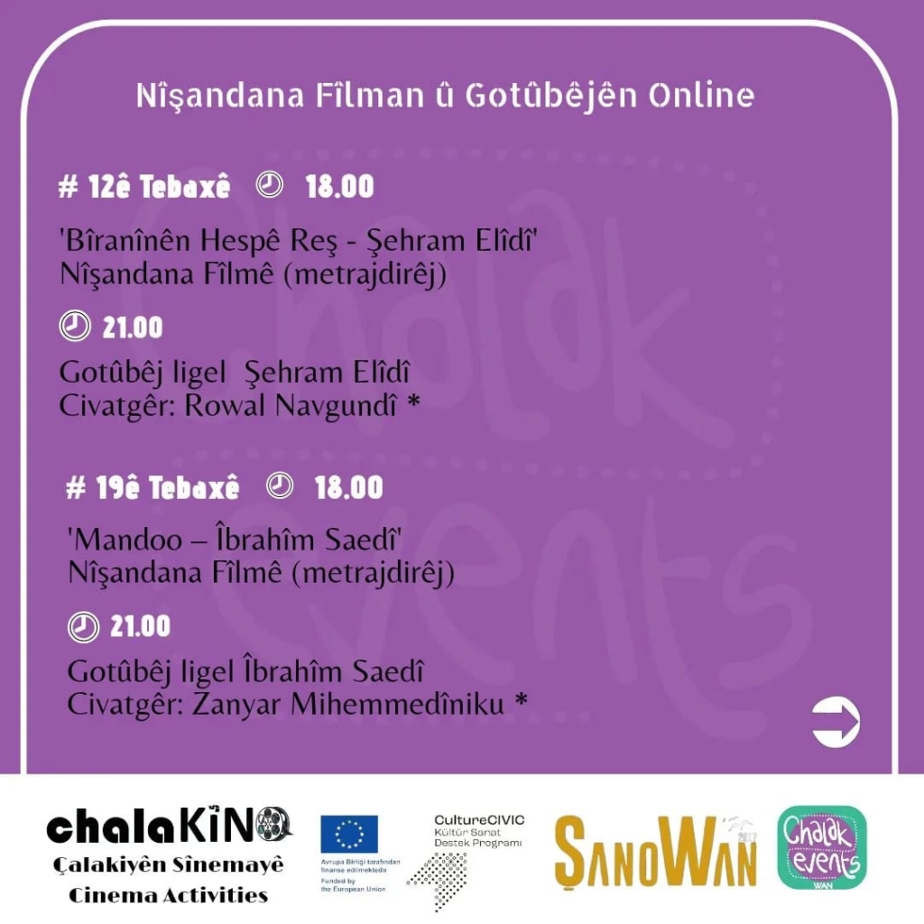Kürt sinemasının sınırları aşan buluşması: Chalak Events’dan ChalaKINO - chalak events 6