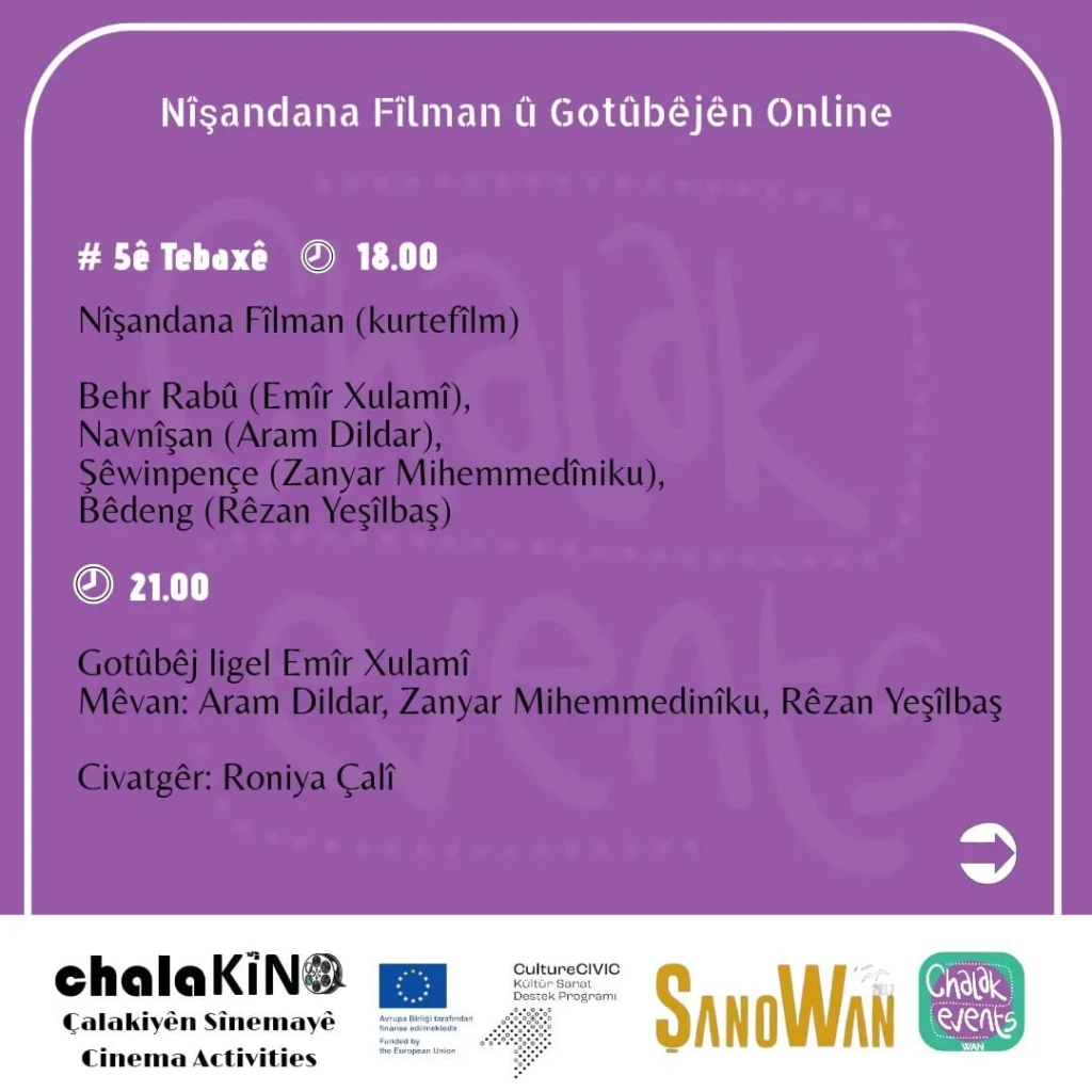 Kürt sinemasının sınırları aşan buluşması: Chalak Events’dan ChalaKINO - chalak events 7