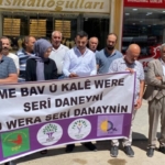 HDP tabelasına saldırı Doğubayazıt’ta protesto edildi