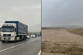 Ağrı’da sel: Türkiye-İran kara yolu ulaşıma kapandı - iran turkiye yol sel