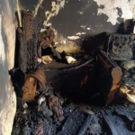 Ağrı’da çıkan yangında bir ev hasar gördü