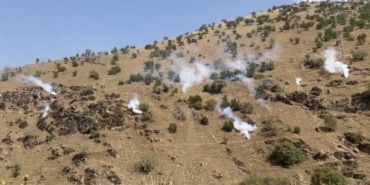 Şemdinli polisi Gomanê Dağı’na rastgele gaz bombası attı! - semdinli gaz saldirisi