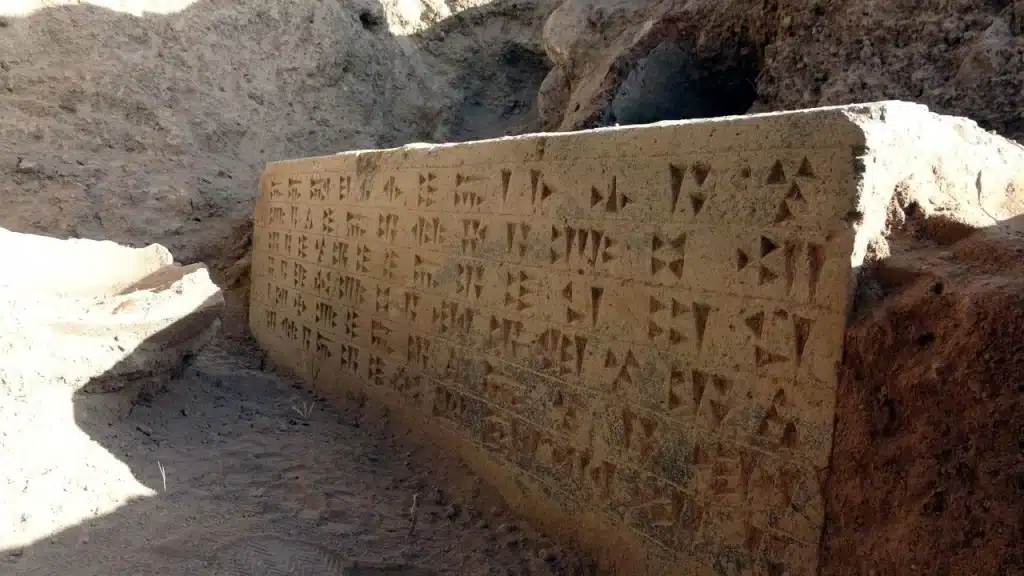 Van’da 2 çivi yazılı kitabe ile 2800 yıllık Urartu tapınağı bulundu - van tarih2