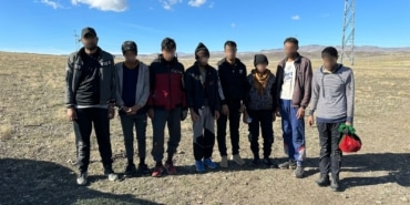 Kars'ta 8 düzensiz göçmen yakalandı