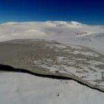 Kireçli Göleti’nin büyük bölümü buz tuttu