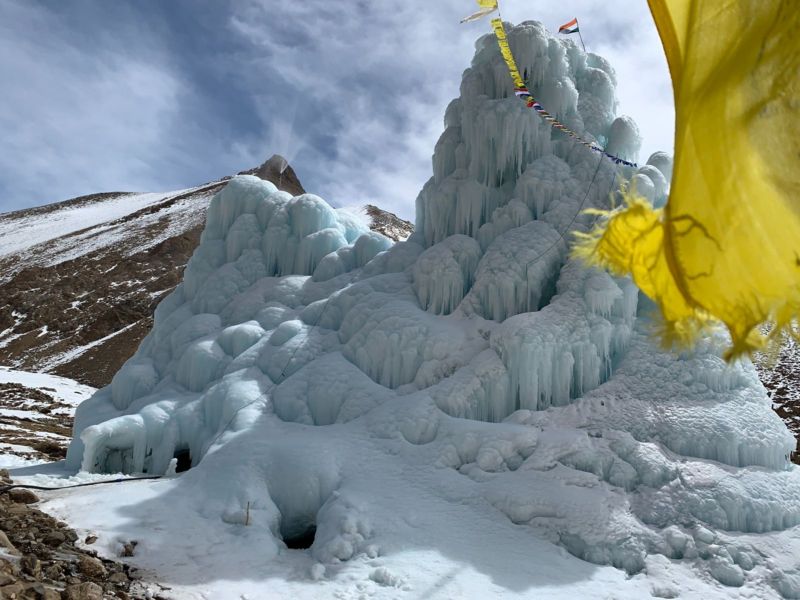Himalayalar’da iklim değişikliğine karşı buz kubbeleriyle mücadele ediliyor - arati kumar5