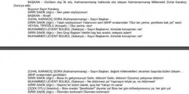 MHP’liler Sırrı Sakık’a yine hakaret etti: Meclis tutanaklarına yansıdı - sirri sakik kufur
