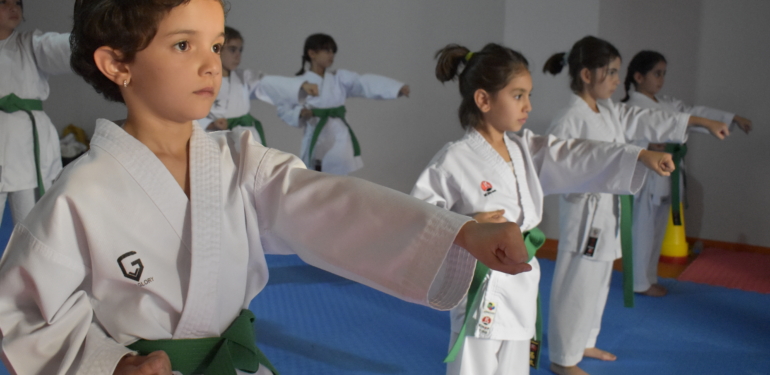 Bitlis'te karateci kızlar yetiştiriliyor