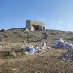 Kars’ta çöpten tepeler oluştu