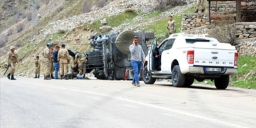 Van askeri araç kaza